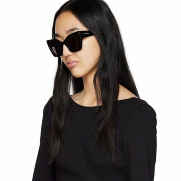 Final Price! Saint Laurent SL552 001 Black Sunglasses - Picture 6 of 12
